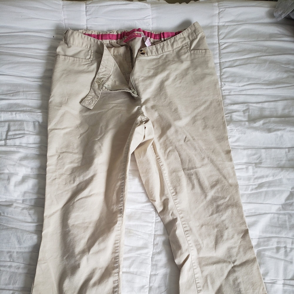 Maternity khaki capris